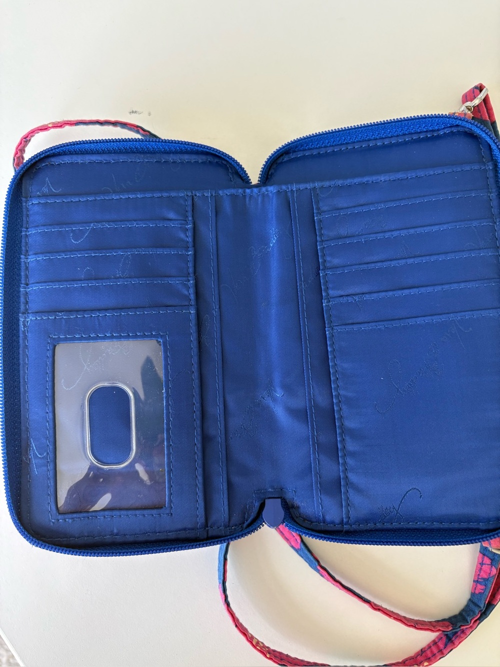 Vera Bradley Crossbody floral zip wallet bag - Picture 6 of 10